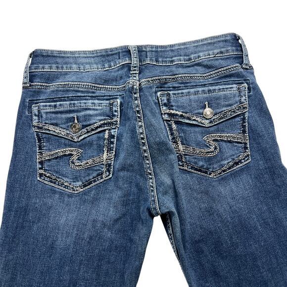 Silver Jeans Suki‎ Slim Boot Medium Wash Denim Pants Womens 30x31 Casual Bootcut - Picture 16 of 16